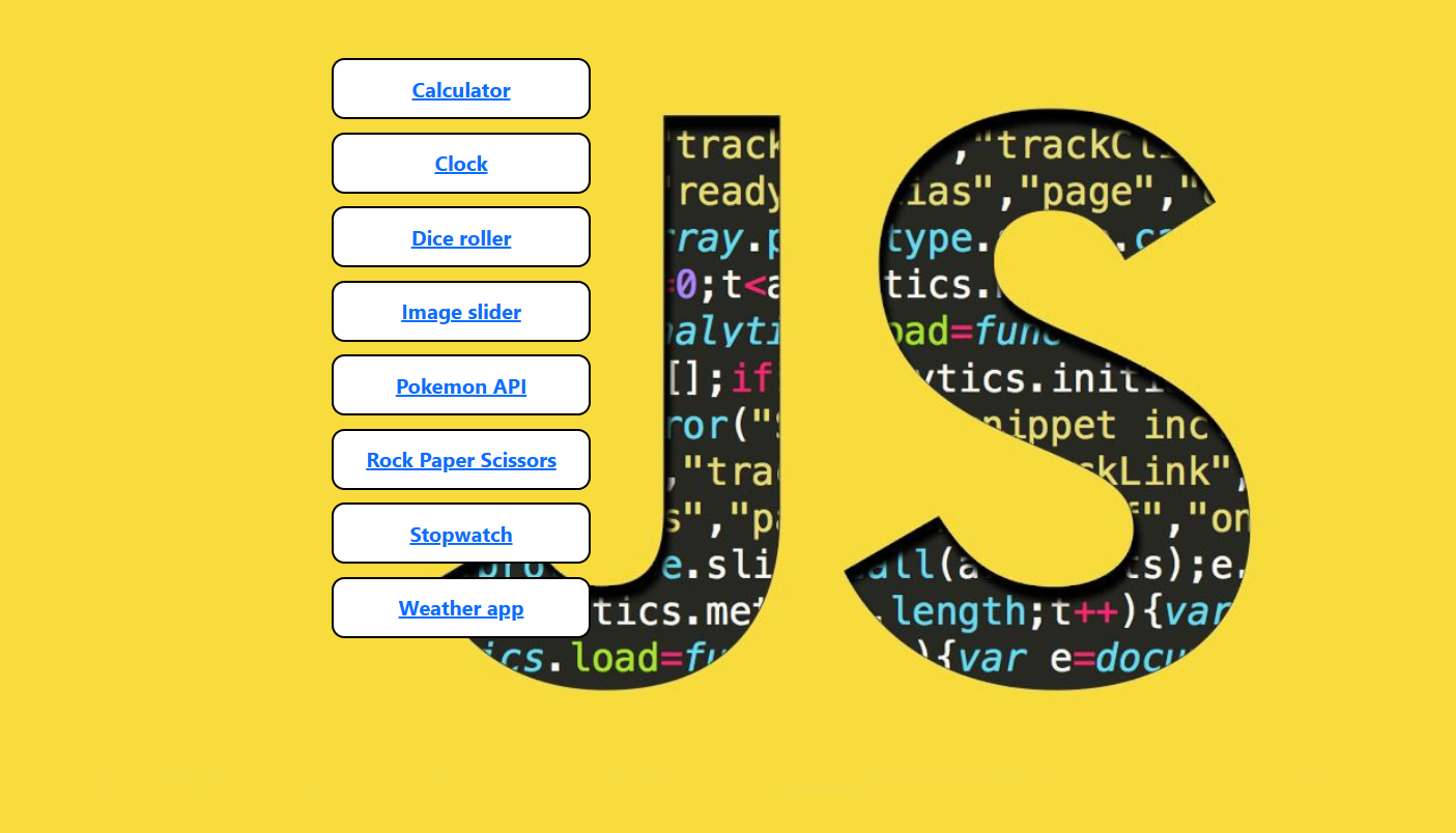 JavaScript projects